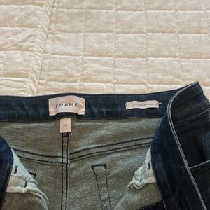 Frame le crop mini boot cut jeans